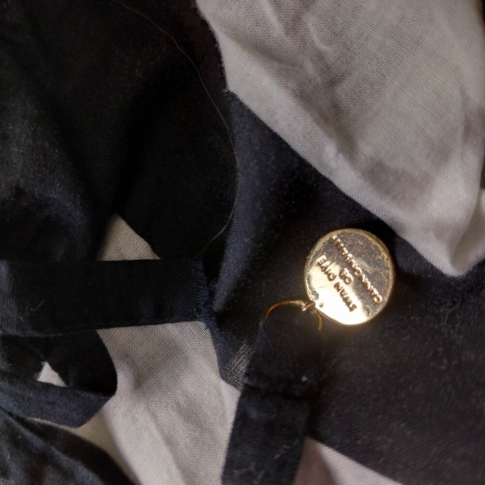 Kate Spade Dive Right In Striped Short Sleeve Cover Up Lightweight M/L?? READ - Picture 6 of 7